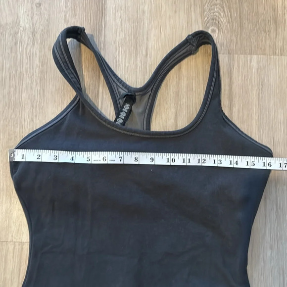 SKIMS OUTDOOR MID THIGH ONESIE IN WASHED ONYX sz 2XL - Picture 4 of 12